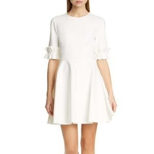 Ted Baker Ritzi Ruffle Sleeve Skater Dress